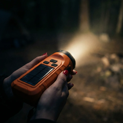 Radio d'urgence solaire portable