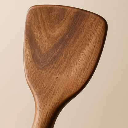 Ensemble d'ustensiles de cuisine en bois naturel