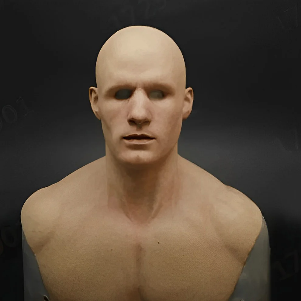 Accessoire de déguisement : masque réaliste en latex