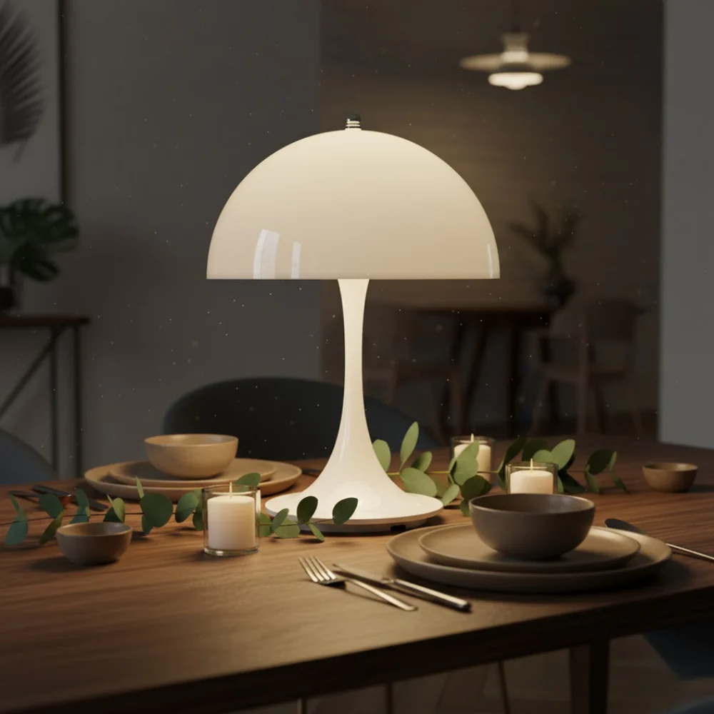 Lampe de table sans fil mince contemporaine