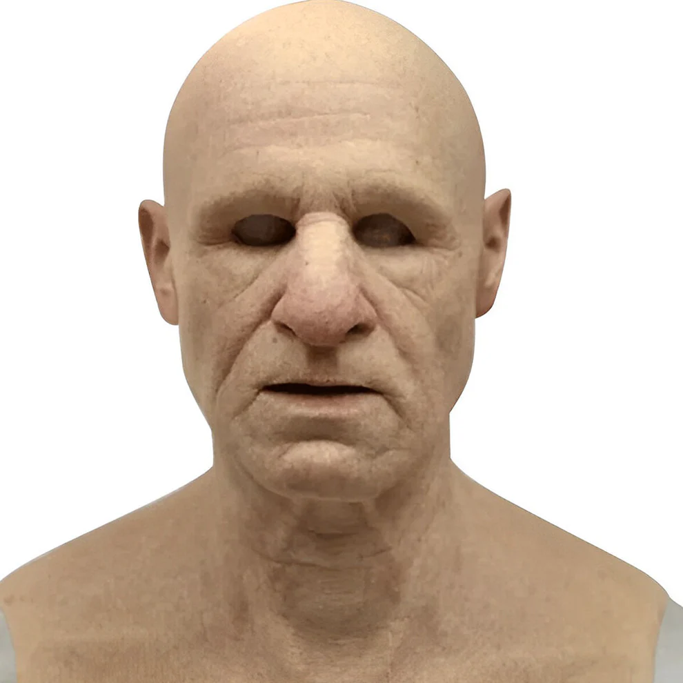 Accessoire de déguisement : masque réaliste en latex