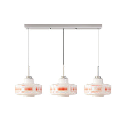 Metal & Glass Hanging Fixture 11 in Faceted Shade Indoor Overhead Lighting Dining Kitchen Island Suspended Lamp Modern Farmhouse Adjustable