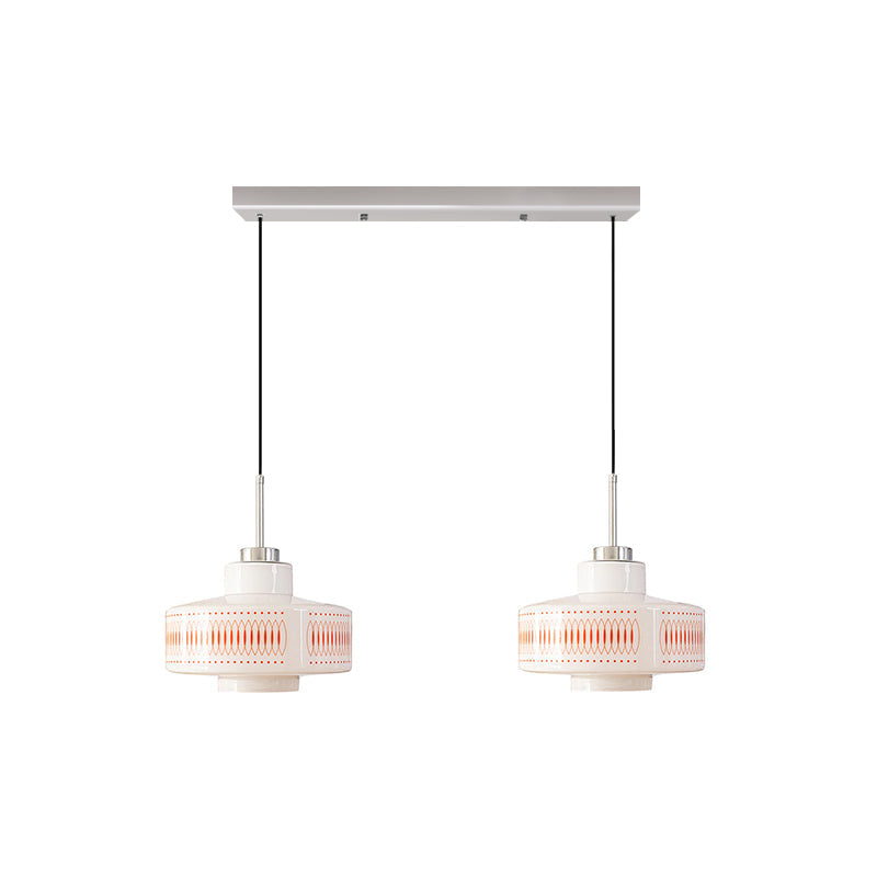 Metal & Glass Hanging Fixture 11 in Faceted Shade Indoor Overhead Lighting Dining Kitchen Island Suspended Lamp Modern Farmhouse Adjustable