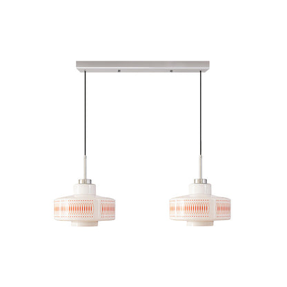 Metal & Glass Hanging Fixture 11 in Faceted Shade Indoor Overhead Lighting Dining Kitchen Island Suspended Lamp Modern Farmhouse Adjustable