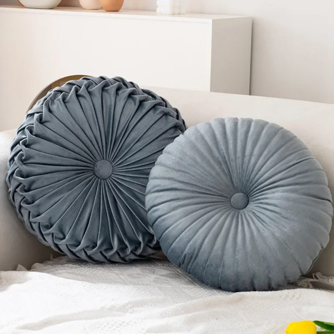 Fiora Decorative Cushion - Plush Polyester, Stylish Throw Pillow for Couch
