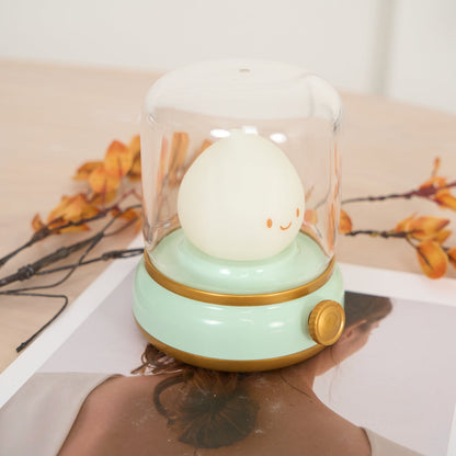 Vintage-Style Flame LED Accent Lamp 4 in Adjustable Brightness USB Rechargeable Bedroom Nightstand Reading Desk Decor