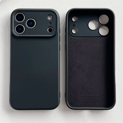 Silicone iPhone Case with Camera & Screen Protection for 14-17, Air, Pro, Max
