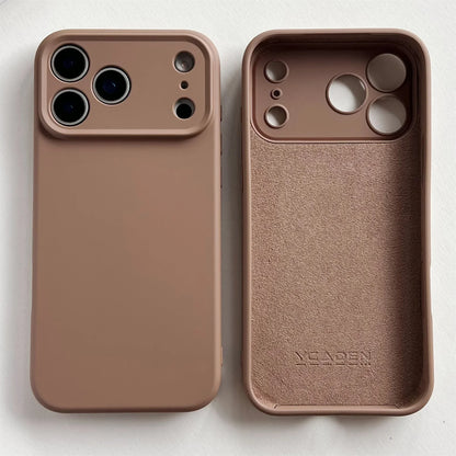 Silicone iPhone Case with Camera & Screen Protection for 14-17, Air, Pro, Max