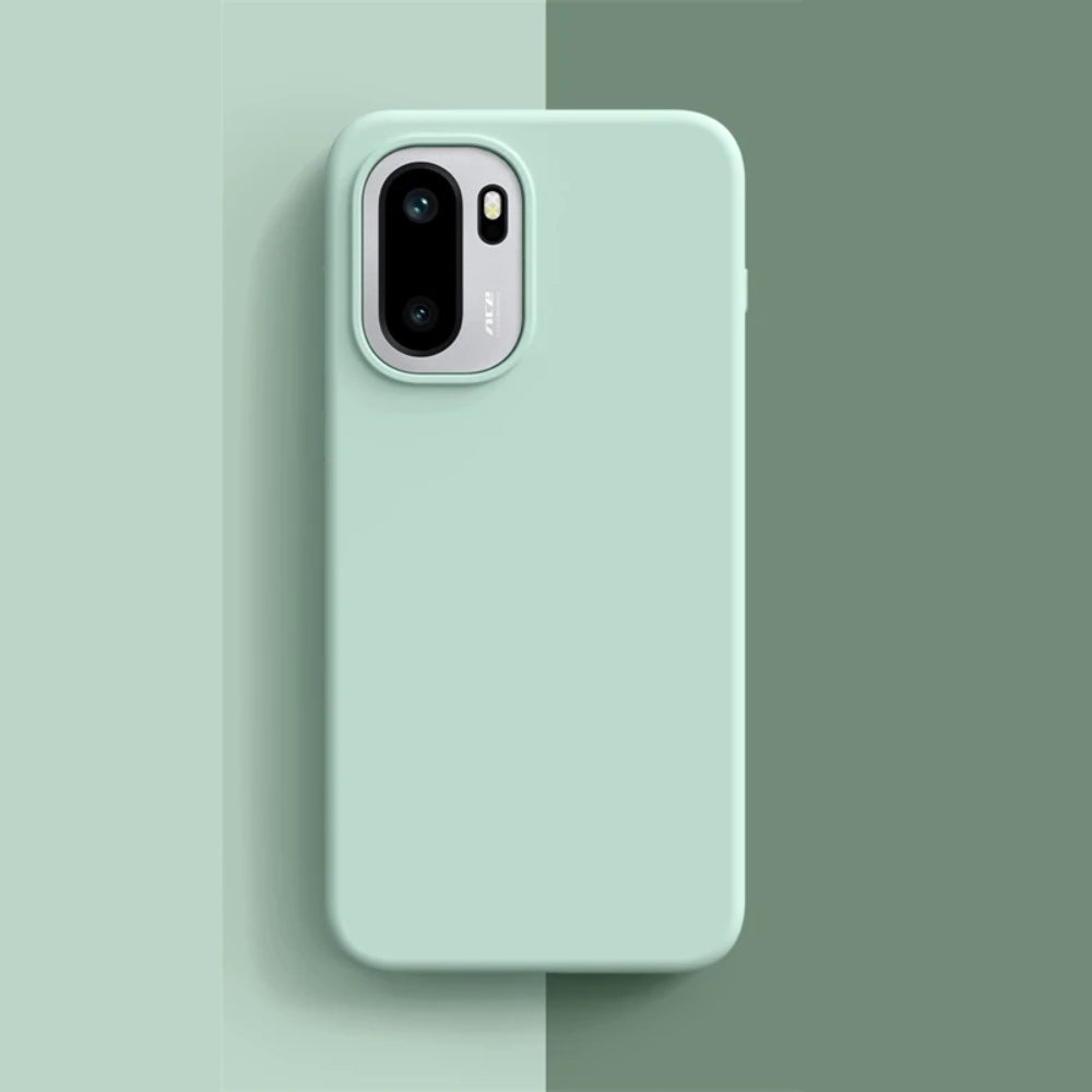 Soft-Touch Silicone Phone Case with Camera Protection for Android Models – Shock-Absorbing Cover with Raised Edges & Fingerprint-Resistant