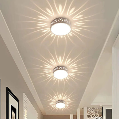 Modern Low-Profile Ceiling Light - Ultra-Slim LED Fixture for Hallways, Bedrooms, Kitchens