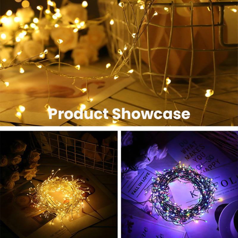 FlexiGlow | Outdoor String Lights with Remote Control & Flexible Design | Create Enchanting Ambiance for Parties and Events