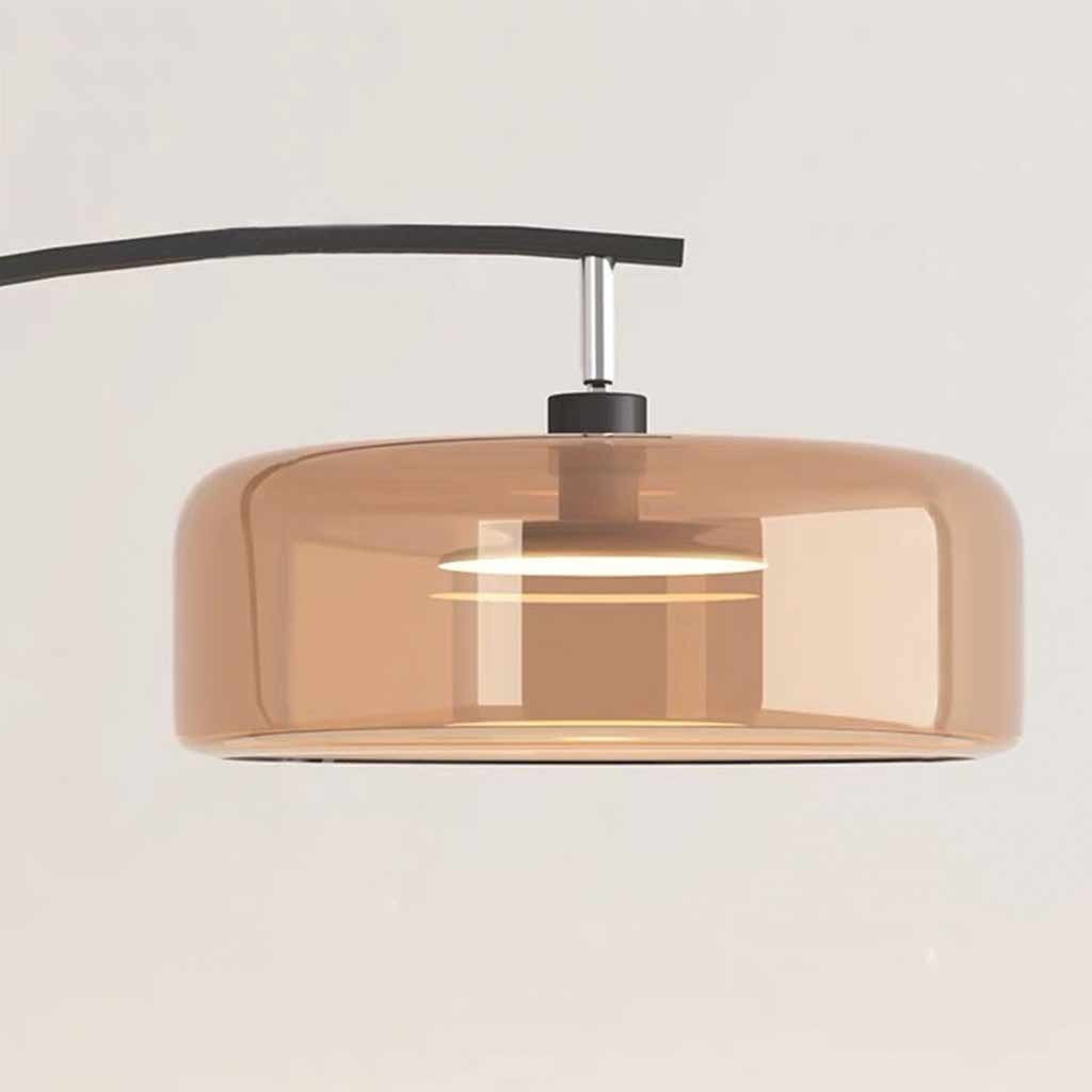 Arched Arc Floor Lamp with Three Color Temperature Settings for Bedrooms, Living Rooms & Home Offices