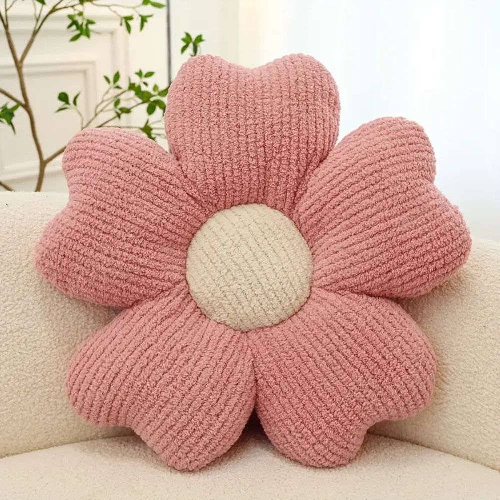 Flora Cushion - Microfiber Flower Shape, Versatile Comfort