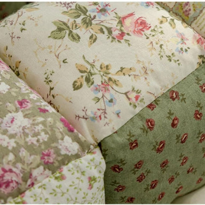 Flora Sofa Cover - Microfiber Blend, Cozy Floral Design