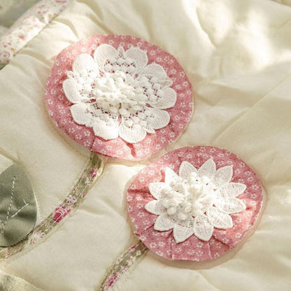 Flora Sofa Cover - Microfiber Blend, Cozy Floral Design