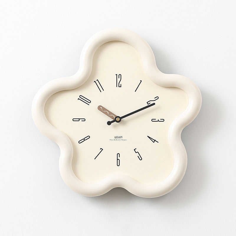 Floral Elegance | 3D Floral Pendulum Wall Clock with Silent Movement | Nature-Inspired Decor for Tranquil Spaces
