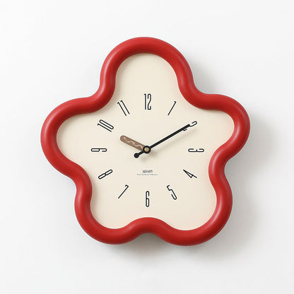 Floral Elegance | 3D Floral Pendulum Wall Clock with Silent Movement | Nature-Inspired Decor for Tranquil Spaces