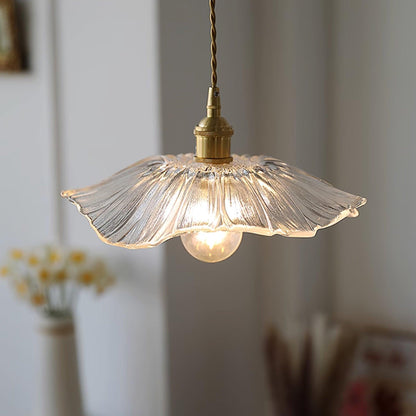 Glass Pendant Light 11 Inch Dome Shade Adjustable Hanging Fixture for Kitchen Island Dining Room Table Vintage Style Ceiling Lamp E26 Socket