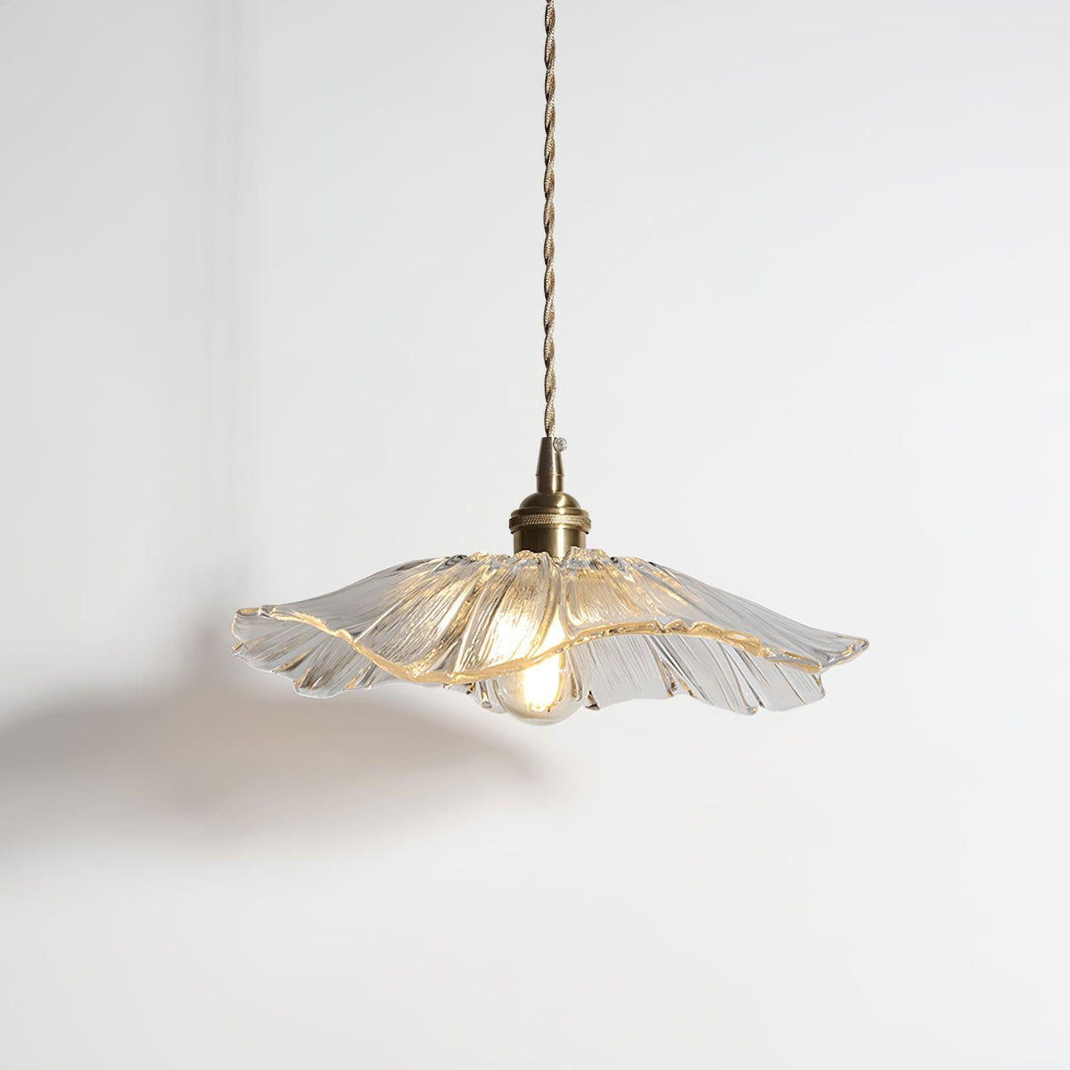 Glass Pendant Light 11 Inch Dome Shade Adjustable Hanging Fixture for Kitchen Island Dining Room Table Vintage Style Ceiling Lamp E26 Socket