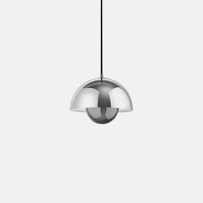 Geometric Aluminum Hanging Fixture 9 Inch Matte Modern Overhead Illumination for Kitchen Dining Room Entry