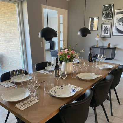 Geometric Aluminum Hanging Fixture 9 Inch Matte Modern Overhead Illumination for Kitchen Dining Room Entry