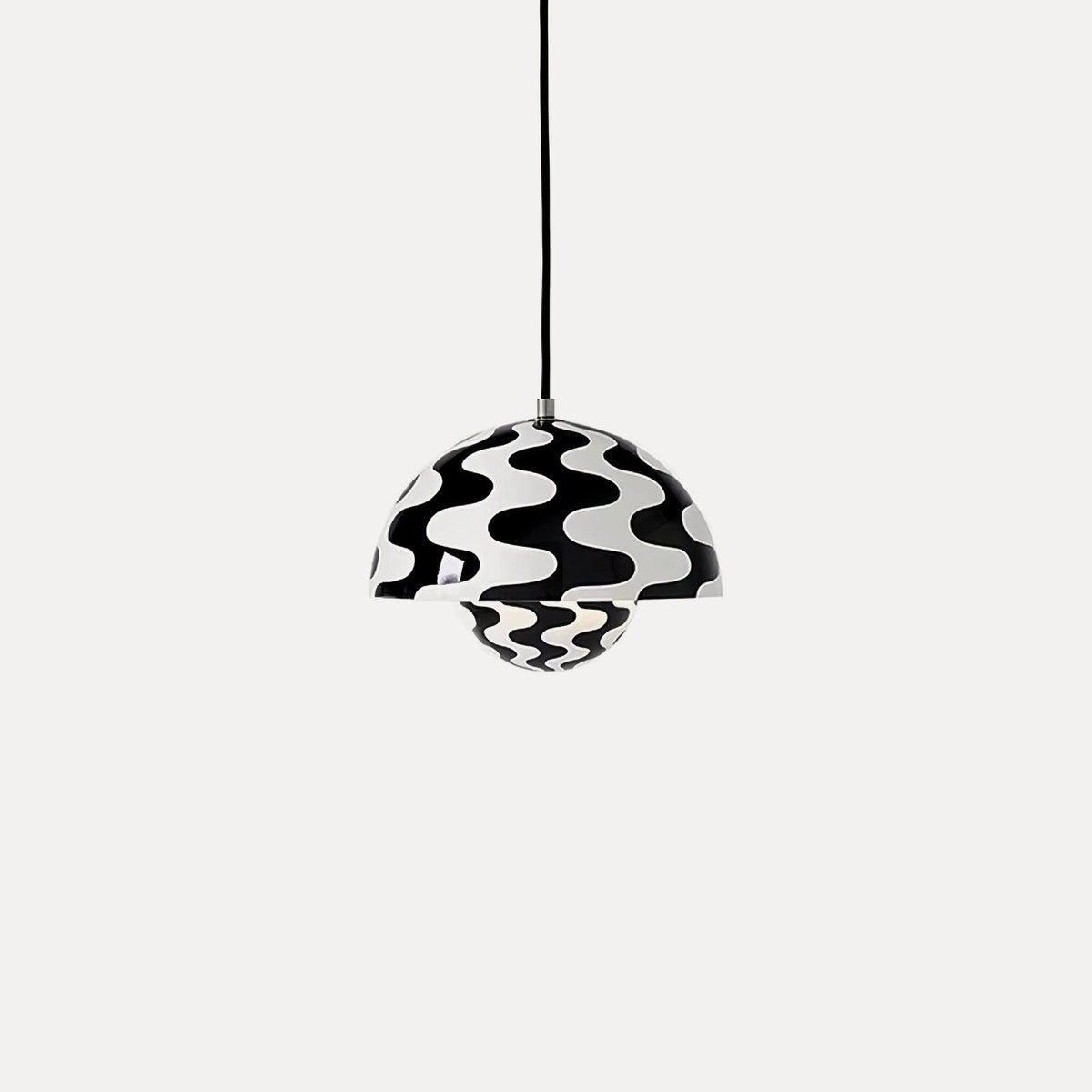 Geometric Aluminum Hanging Fixture 9 Inch Matte Modern Overhead Illumination for Kitchen Dining Room Entry