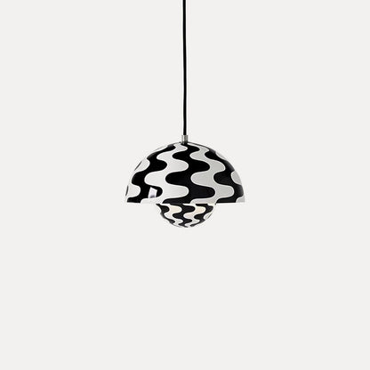 Geometric Aluminum Hanging Fixture 9 Inch Matte Modern Overhead Illumination for Kitchen Dining Room Entry