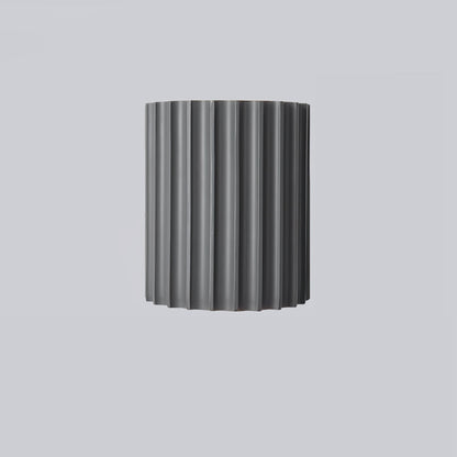 Textured Resin Sconce 5.5 in Bidirectional LED Fixture White Gray Green Orange for Hallway Bedroom Entryway Modern Ambient Wall Lighting G9
