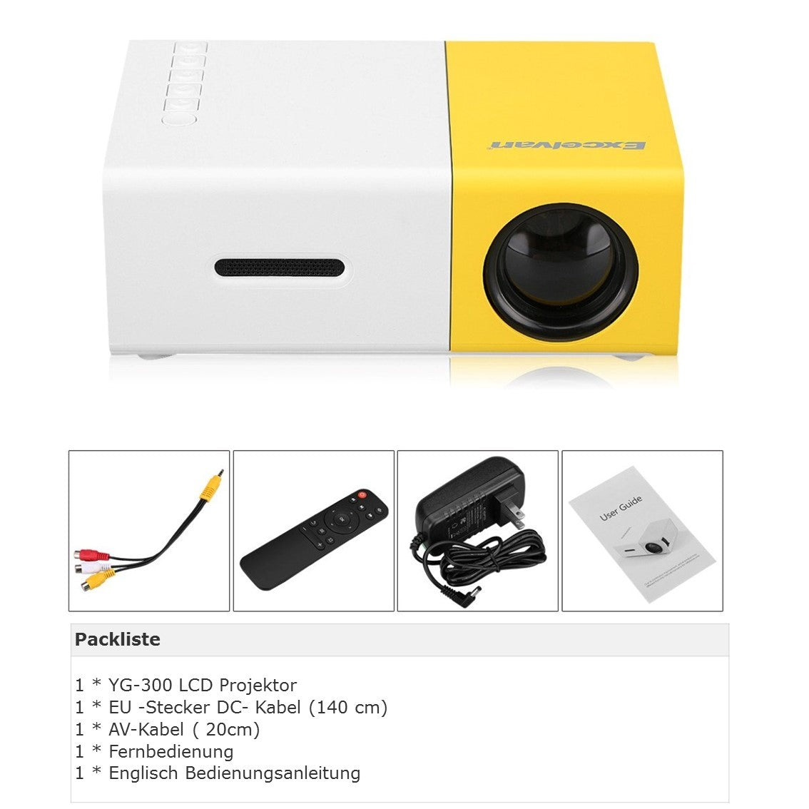 Portable LED Projector for Home Movies & Streaming | Compact Video Projector with USB SD Card Reader HDMI Support for Laptop Phone Tablet