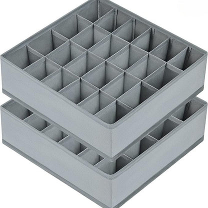 Boîte de rangement pour dossiers - Tissu respirant, 24 compartiments