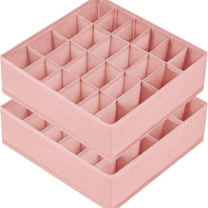 Boîte de rangement pour dossiers - Tissu respirant, 24 compartiments