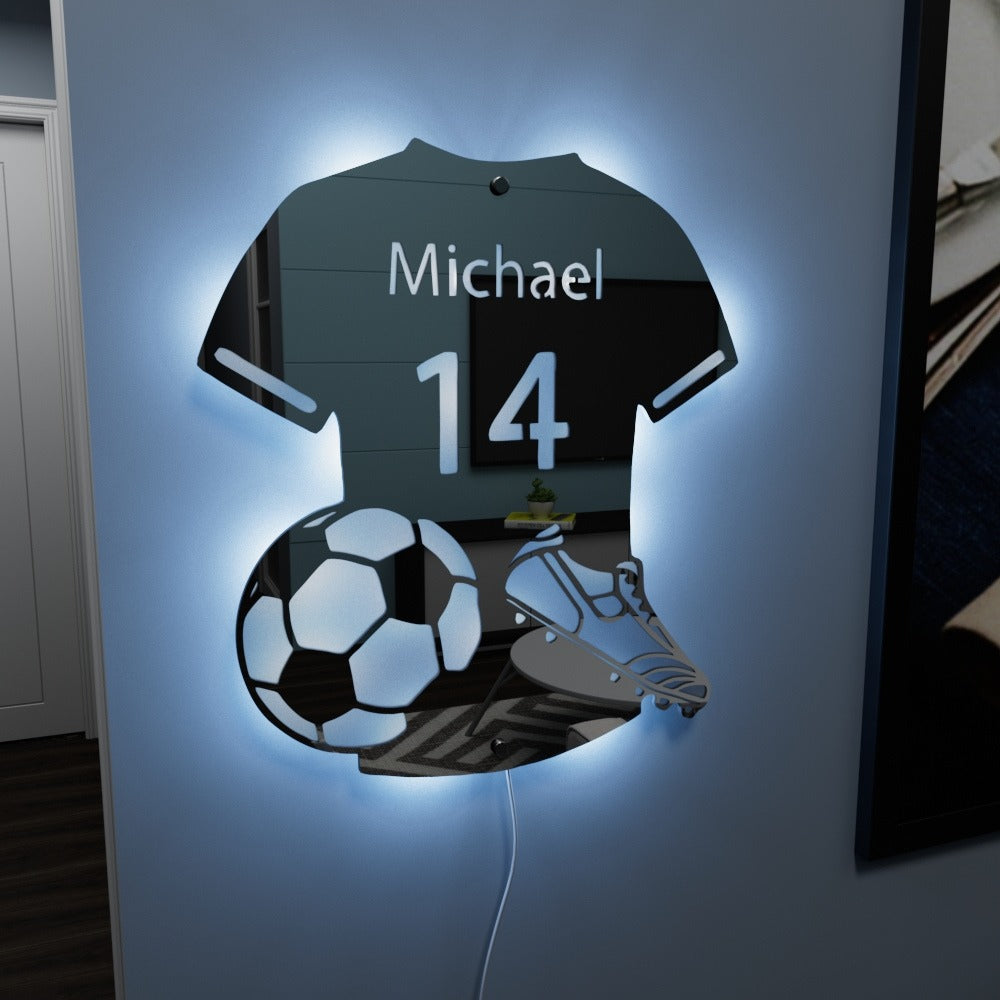 ProKit™ - Custom LED Football Mirror Lamp
