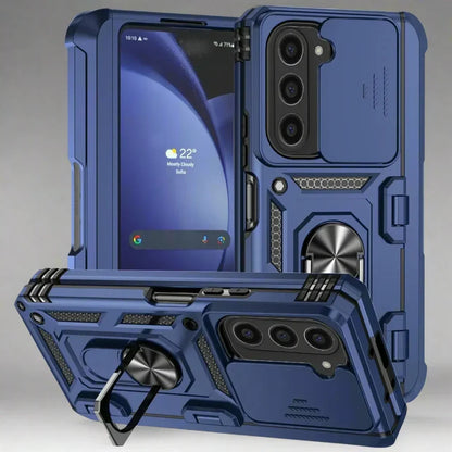 Reinforced Armor Case for Galaxy Z Fold 6 & Z Fold 5 – Drop-Resistant Phone Shell with Precise Hinge Coverage & Full-Access Design for