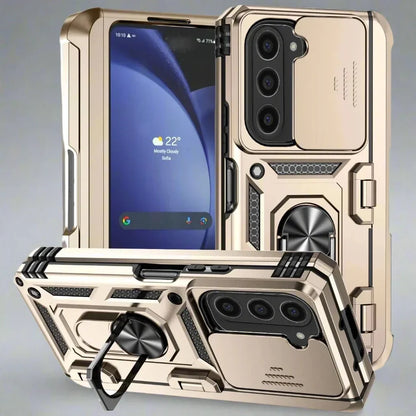 Reinforced Armor Case for Galaxy Z Fold 6 & Z Fold 5 – Drop-Resistant Phone Shell with Precise Hinge Coverage & Full-Access Design for