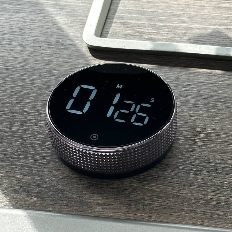Desktop Focus Timer | Magnetic Timer for Work Sessions | Physical Task Timer for Home Office and Study | Portable Time Management Tool for