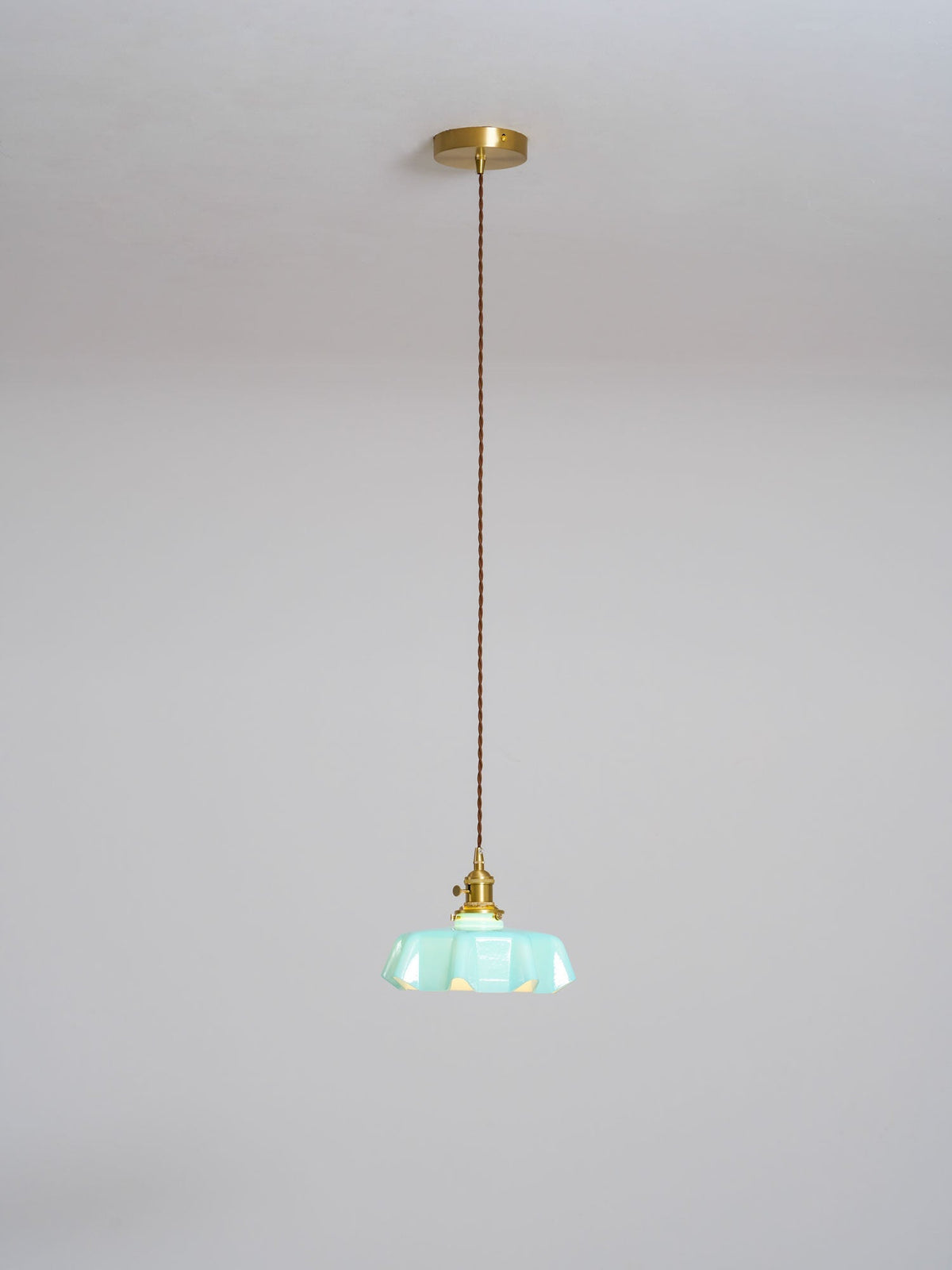 Hanging Ceiling Light Fixture Textured Dome Shade White Beige Pink Blue for Kitchen Island Dining Room Adjustable Height Indoor Pendant Lamp
