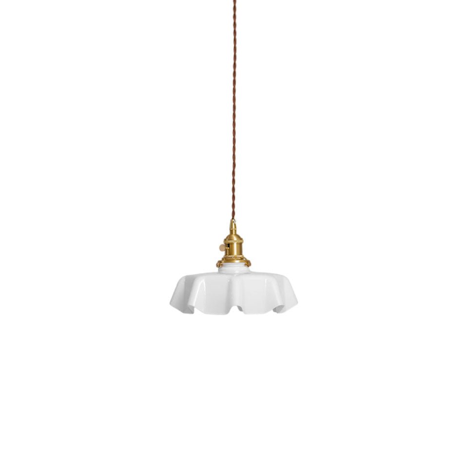 Hanging Ceiling Light Fixture Textured Dome Shade White Beige Pink Blue for Kitchen Island Dining Room Adjustable Height Indoor Pendant Lamp