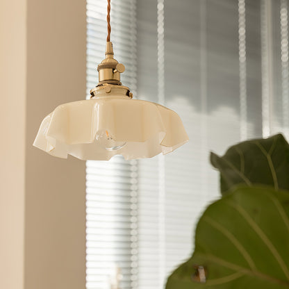 Hanging Ceiling Light Fixture Textured Dome Shade White Beige Pink Blue for Kitchen Island Dining Room Adjustable Height Indoor Pendant Lamp