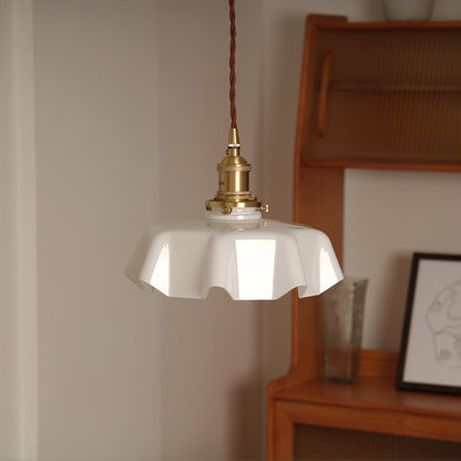 Hanging Ceiling Light Fixture Textured Dome Shade White Beige Pink Blue for Kitchen Island Dining Room Adjustable Height Indoor Pendant Lamp