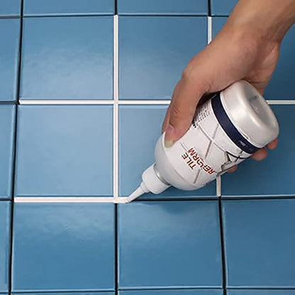 Tile Grout Repair Pen Waterproof Mold Resistant Marker for Bathroom Kitchen Floor Wall Grout Line Restoration Filler Tool