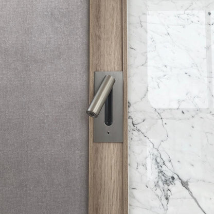 Applique murale industrielle avec LED intégrée et interrupteur à bascule – Luminaire en aluminium pour salon, couloir, chambre et bureau