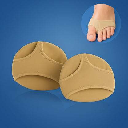 Gel Metatarsal Foot Pads for Ball of Foot Pain Relief | Cushioned Forefoot Support Inserts for Morton's Neuroma & Metatarsalgia | Non-Slip