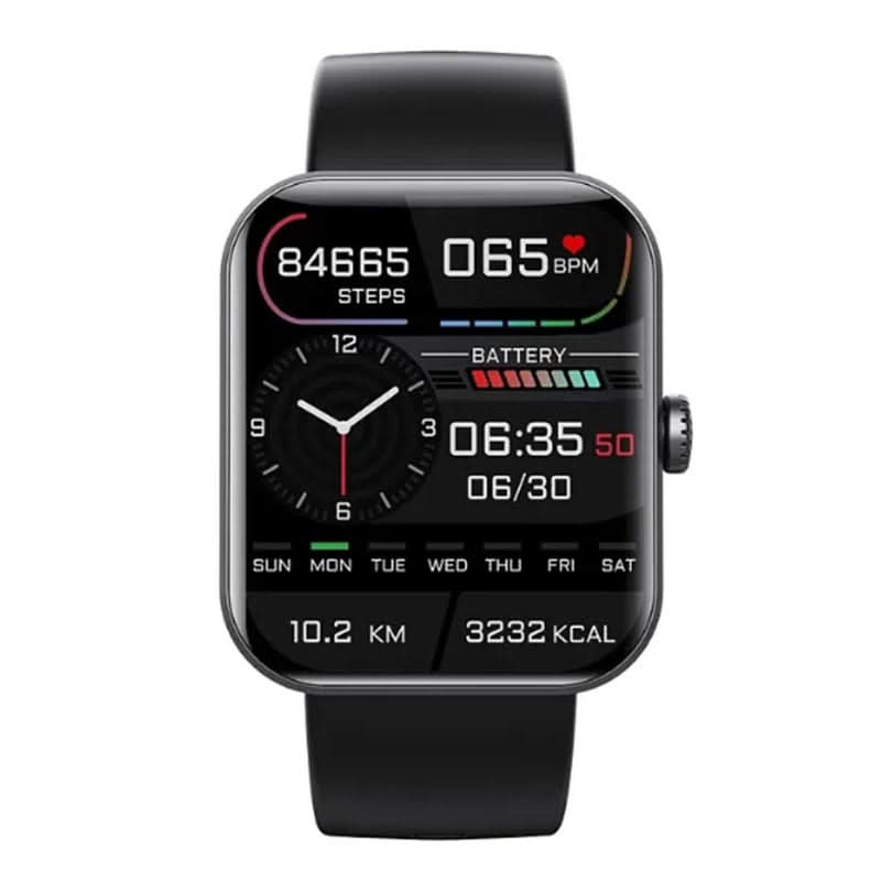Health Tracker Smartwatch with Non-Invasive Glucose Trend Monitor & Heart Rate | Real-Time Vitals Display for Daily Wellness