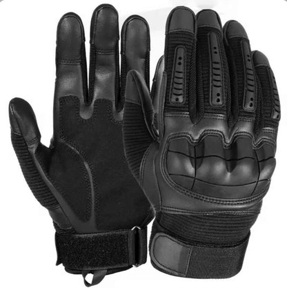 Heavy-Duty Full-Finger Tactical Gloves with Cut & Water Resistance for Outdoor Work & Training