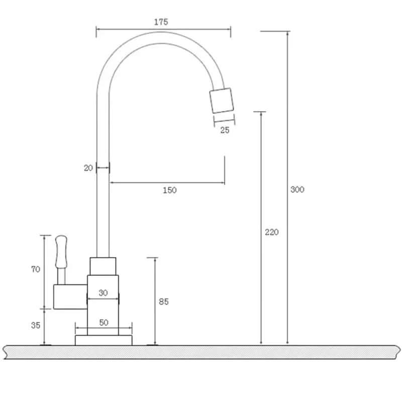 REGALFLOW – Swan Neck Brass Faucet for Classic Spaces
