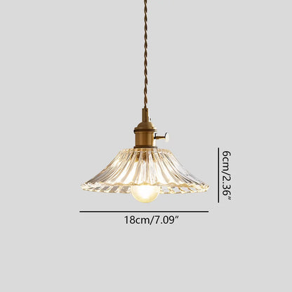 Adjustable Height Pendant Light with Clear Glass Shade Bronze Finish for Dining Table Kitchen Island Living Room Overhead Lighting