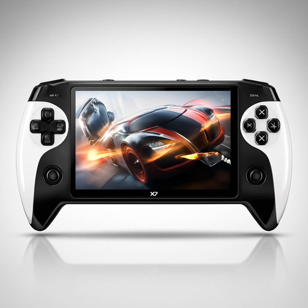 Portable Gaming Device with 10,000 Built-In Games, 5.5 Inch HD Screen for Kids & Travel