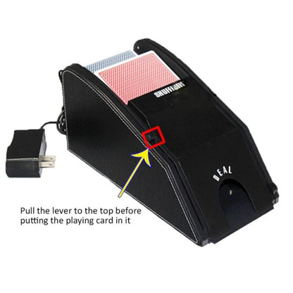 Game Master | Electric Card Shuffler Machine with User-Friendly Design | Effortless Deck Mixing for Fair Play