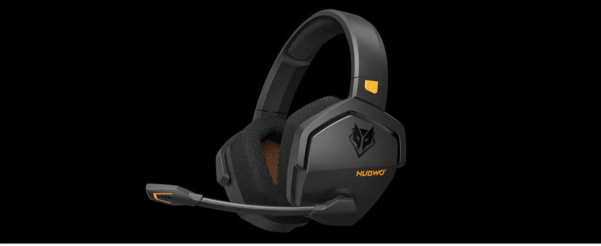 Casque gaming à réduction de bruit, casque sans fil avec micro, casque gaming circum-aural pour PS5 et Xbox