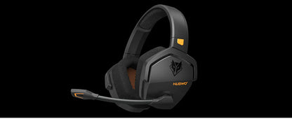 Casque gaming à réduction de bruit, casque sans fil avec micro, casque gaming circum-aural pour PS5 et Xbox